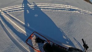 Тест на скорость cнегохода IRBIS SF-200L, в -28, 35/42