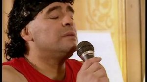 MARADONA Canta "SALON VACIO" ESCLUSIVA!!!!!!!!!!!!!!!