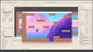 Уроки по Godot: Добавляем музыку в игру и звук для прыжка, урок 19