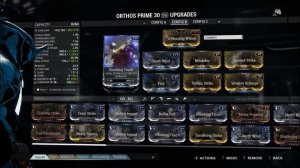 Warframe Best Orthos Prime Setups