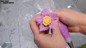 КАК СДЕЛАТЬ ЦВЕТОК ИЗ КРЕМА от SWEET BEAUTY  СЛАДКАЯ КРАСОТА,  how to make a cream flower