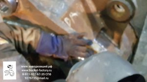 замена втулок на проушине ковша
