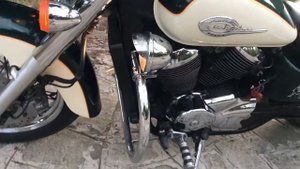 Honda Shadow 400 ACE walk around and exhaust sound