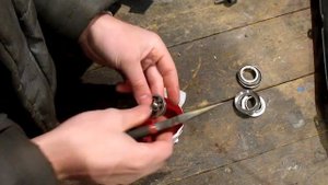 Восстановление подшипника рулевой колонки мотоцикла.