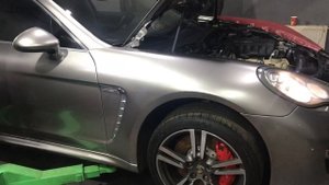 Заправка пневмоподвески азотом( ремонт  пневмовмодушки  /пневмостойки) Porsche Panamera