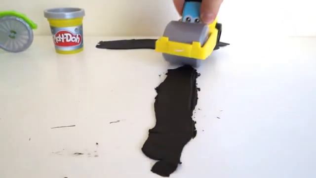 Плей-Дох "Машинка для строительства дорог" зеленая Play-Doh (49492) смотреть онлайн