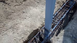 Сделал ленту под калитку и откатные ворота .