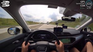 2020 Audi Q3 Sportback 45 TFSI (0-240 Km/h) Acceleration, TOP SPEED Test✔