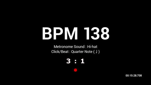 Metronome BPM 138 / Hi-hat смотреть онлайн