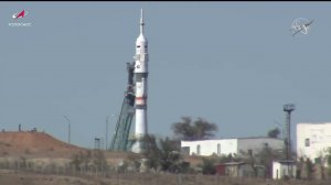 Запуск корабля "Союз МС-19" к МКС с Юлией Пересильд и съемочной группой проекта «Вызов»