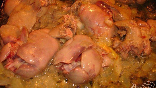 Блины с печенью