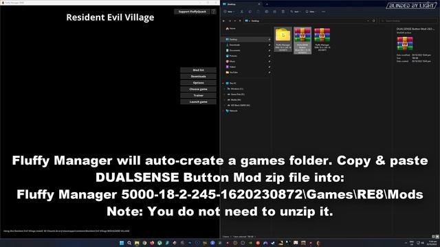 How to install Dualsense Buttons for Resident Evil: Village  DLC on PC! residentevilvillage