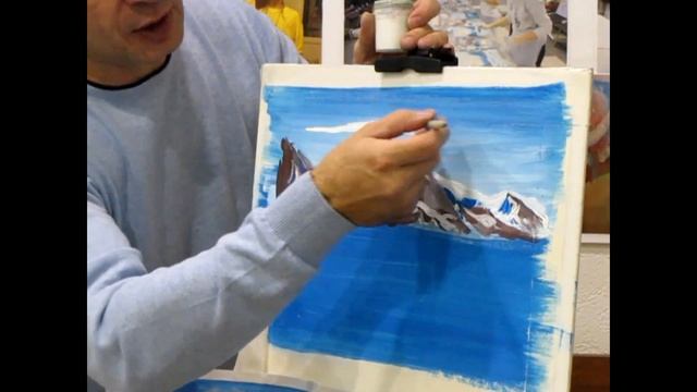 Мастер класс. Гуашь. ГОРЫ КАМЕННЫЙ БЕРЕЖОК смотреть онлайн