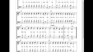 🎼 «Господи воззвах...», глас 3 (сопрано). Сокращенный Киевский распев