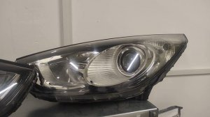 Фары на Hyundai IX35 с Bi led модулями. комплексное улучшение света