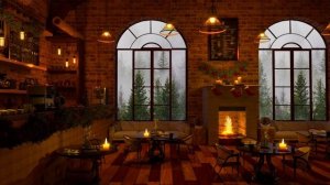 Элегантный зимний джаз ☕ расслабляющая джазовая фортепианная музыка для учебы и работы