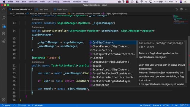 170 Adding an Account controller смотреть онлайн
