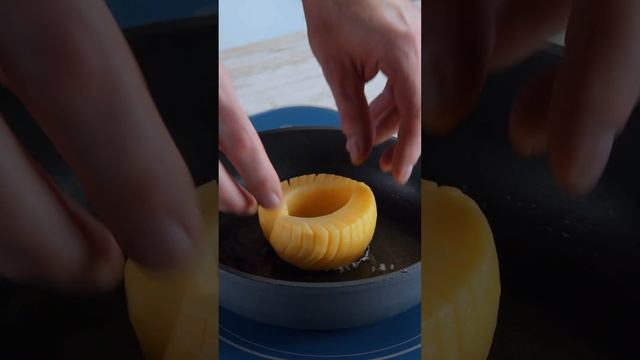 Самое красивое блюдо из картошки! #recipe #potatorecipe #carving #foodie #easyrecipe