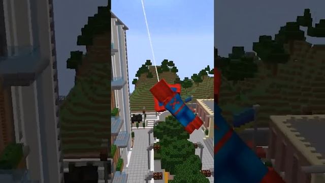 Способности Человека Паука в Майнкрафт