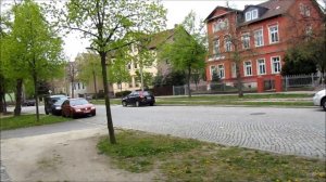 Улица Grochlitzer srt. Naumburg/Наумбург. Обзор. Германия.