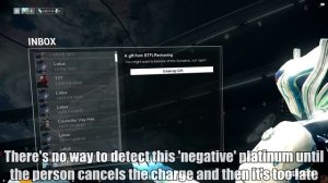 Warframe Trade Griefing PSA - How to Avoid Getting Banned for Doing Nothing Wrong