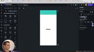 Drawer виджет flutterflow. Как открыть меню flutter flow?