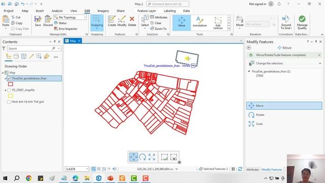 ⭐ Bài VII.50_THANH EDIT_Copy, Cut, Past, Save, Discard Trong Phần Mềm ArcGIS Pro 3.02