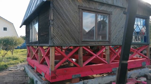 Замена нижней обвязки в каркасном доме