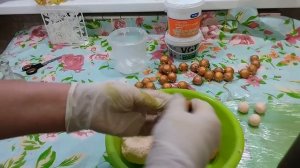 Новогодние БУСЫ мастер класс. Как сделать массу папье-маше?