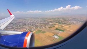 Landing at Yerevan "Zvartnots" airport / Посадка в Ереване