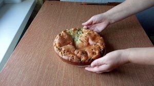 Быстрый пирог с яйцом и луком//Секрет вкусной начинки от моей мамы