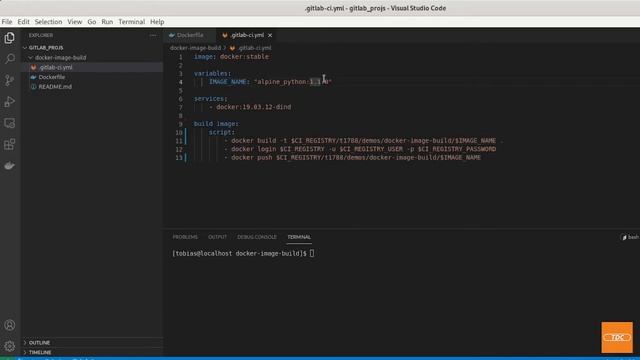 GitLab CI - Create a Docker image and upload it to GitLab and Docker Hub смотреть онлайн