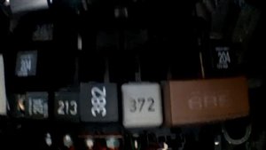 Audi A4 Relay Panel Location and partial diagram commentary