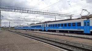 ЭД4М-0496 Евпатория-Симферополь проследует станцию Евпатория-Товарная без остановки! [КЖД 2022]