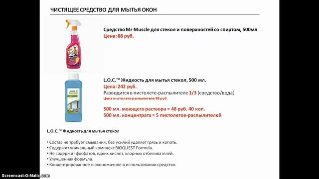 Сравнение цен товаров Amway и цен других производителей смотреть онлайн