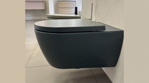 Унитаз подвесной безободковый HATRIA FUSION в цвете Lavagna