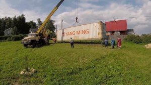 Деревня Соснино (установка морского контейнера 40HC)