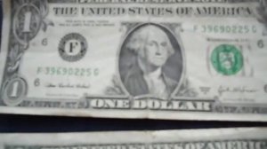 Банкнота 1 доллар США