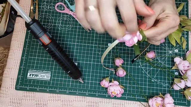 Ободок с весенними цветами из фоамирана своими руками смотреть онлайн