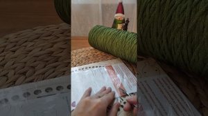 Ч.1. Вязание крючком корзинки-шкатулки из полиэфирного шнура. Материалы.