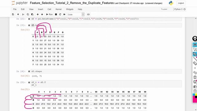 Feature Selection using Remove Duplicate Numerical and Categorical Features - Tutorial 3 смотреть онлайн