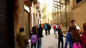 Испания: готический квартал Барселоны пешком, ноябрь 2012