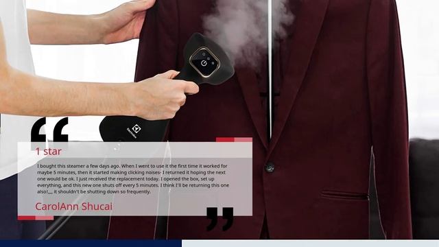 Electrolux Portable Handheld Garment & Fabric Steamer, 1500 Watt, смотреть онлайн