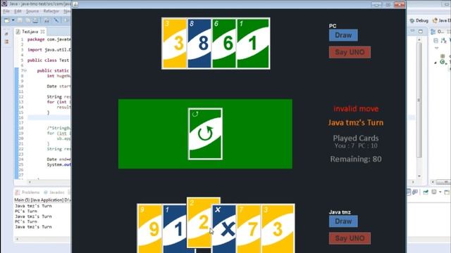 Card Game with Java смотреть онлайн