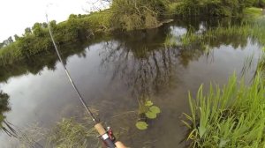 Fishing: catching pike with Pontoon21 & DUO lures. Рыбалка: ловля щуки на воблер