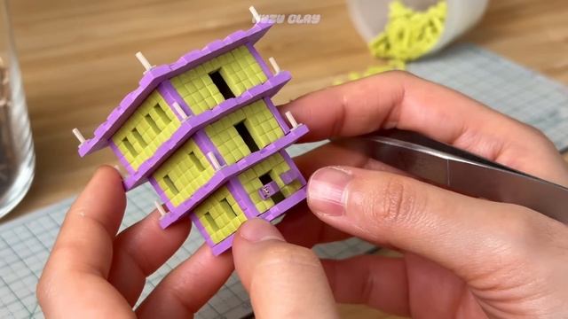 클레이와 자석으로 마인크래프트 엔드 시티 만들기 - ASMR смотреть онлайн