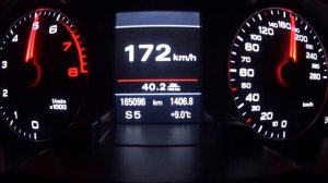 Audi A4 B8 2.0 TFSI Quattro S-Tronic Stage 2 100-200 km/h acceleration