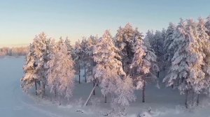 DJI Phantom 2 | winter flight over lake Kontokki