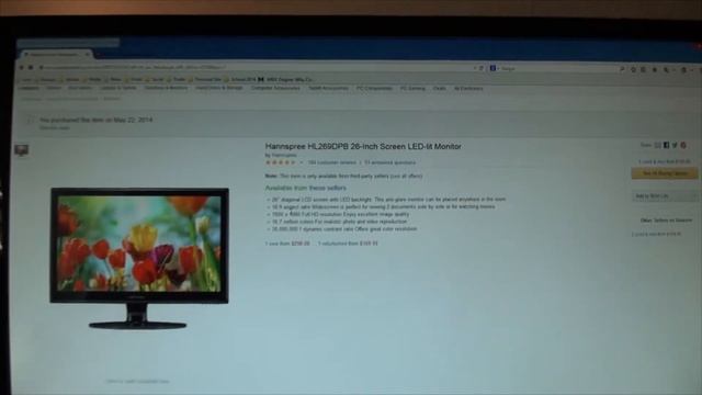 Hannspree HL269DPB 26-Inch Screen LED-lit Monitor Review 2014 NEW смотреть онлайн