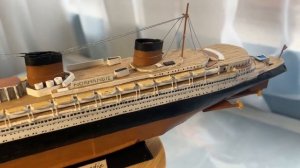 SS Normandie paper ship model DIY. Модель лайнера «Нормандия» из бумаги и картона своими руками